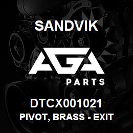 DTCX001021 Sandvik PIVOT, BRASS - EXIT BAR | AGA Parts