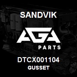 DTCX001104 Sandvik GUSSET | AGA Parts