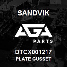 DTCX001217 Sandvik PLATE GUSSET | AGA Parts