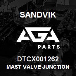 DTCX001262 Sandvik MAST VALVE JUNCTION BOX | AGA Parts