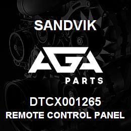DTCX001265 Sandvik REMOTE CONTROL PANEL | AGA Parts