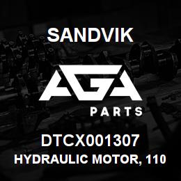 DTCX001307 Sandvik HYDRAULIC MOTOR, 110CC, FAN | AGA Parts