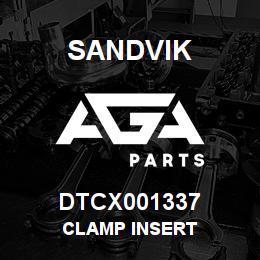 DTCX001337 Sandvik CLAMP INSERT | AGA Parts