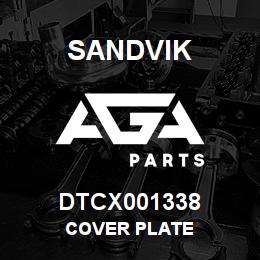 DTCX001338 Sandvik COVER PLATE | AGA Parts