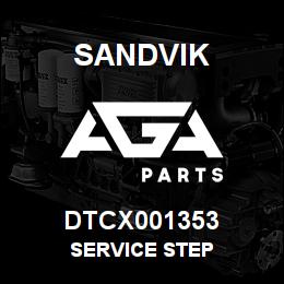 DTCX001353 Sandvik SERVICE STEP | AGA Parts