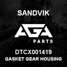 DTCX001419 Sandvik GASKET GEAR HOUSING 6240 | AGA Parts