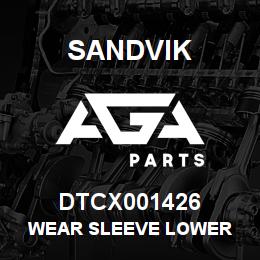 DTCX001426 Sandvik WEAR SLEEVE LOWER | AGA Parts