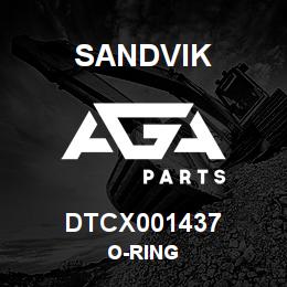 DTCX001437 Sandvik O-RING | AGA Parts