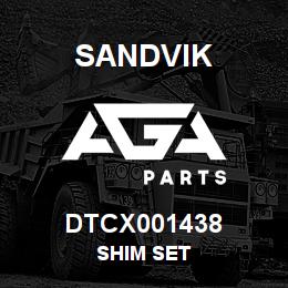 DTCX001438 Sandvik SHIM SET | AGA Parts