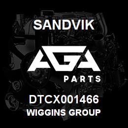 DTCX001466 Sandvik WIGGINS GROUP | AGA Parts