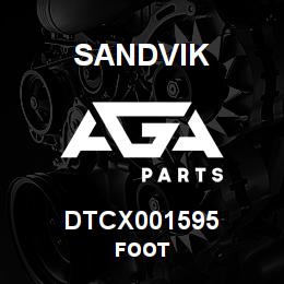 DTCX001595 Sandvik FOOT | AGA Parts