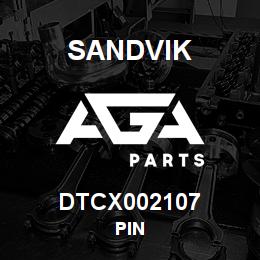 DTCX002107 Sandvik PIN | AGA Parts