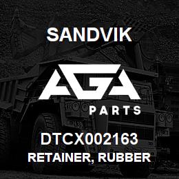 DTCX002163 Sandvik RETAINER, RUBBER | AGA Parts