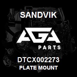 DTCX002273 Sandvik PLATE MOUNT | AGA Parts