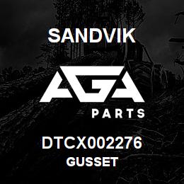 DTCX002276 Sandvik GUSSET | AGA Parts