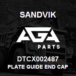DTCX002487 Sandvik PLATE GUIDE END CAP | AGA Parts