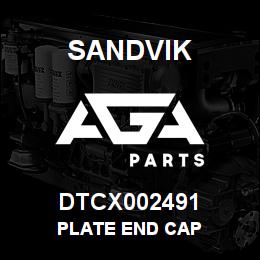 DTCX002491 Sandvik PLATE END CAP | AGA Parts