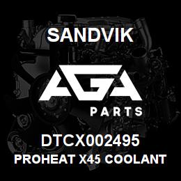 DTCX002495 Sandvik PROHEAT X45 COOLANT HEATER | AGA Parts