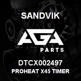 DTCX002497 Sandvik PROHEAT X45 TIMER | AGA Parts