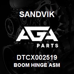 DTCX002519 Sandvik BOOM HINGE ASM | AGA Parts