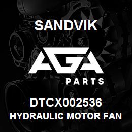 DTCX002536 Sandvik HYDRAULIC MOTOR FAN DRIVE 60 CC | AGA Parts