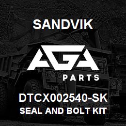DTCX002540-SK Sandvik SEAL AND BOLT KIT | AGA Parts