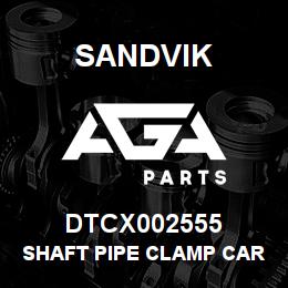 DTCX002555 Sandvik SHAFT PIPE CLAMP CAROUSEL | AGA Parts