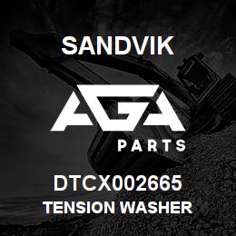 DTCX002665 Sandvik TENSION WASHER | AGA Parts