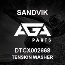DTCX002668 Sandvik TENSION WASHER | AGA Parts