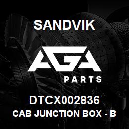 DTCX002836 Sandvik CAB JUNCTION BOX - BASIC | AGA Parts