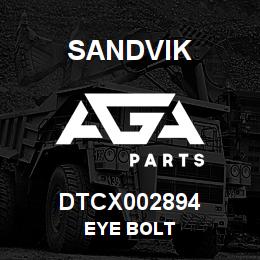 DTCX002894 Sandvik EYE BOLT | AGA Parts