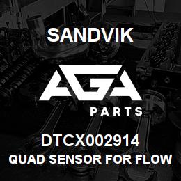 DTCX002914 Sandvik QUAD SENSOR FOR FLOW METER | AGA Parts