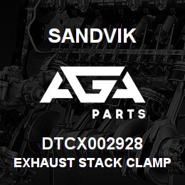 DTCX002928 Sandvik EXHAUST STACK CLAMP - 6.77 DIA | AGA Parts