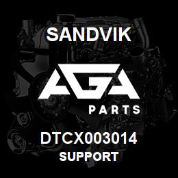 DTCX003014 Sandvik SUPPORT | AGA Parts
