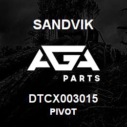 DTCX003015 Sandvik PIVOT | AGA Parts