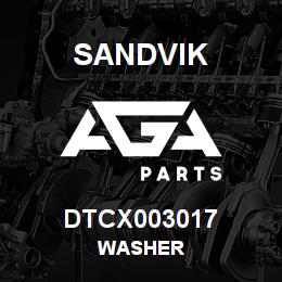 DTCX003017 Sandvik WASHER | AGA Parts