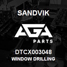 DTCX003048 Sandvik WINDOW DRILLING | AGA Parts