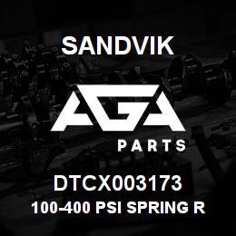 DTCX003173 Sandvik 100-400 PSI SPRING REGULATOR | AGA Parts