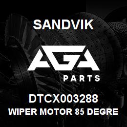 DTCX003288 Sandvik WIPER MOTOR 85 DEGREES | AGA Parts