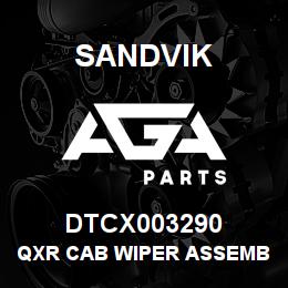 DTCX003290 Sandvik QXR CAB WIPER ASSEMBLY | AGA Parts