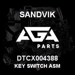 DTCX004388 Sandvik KEY SWITCH ASM | AGA Parts