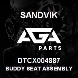 DTCX004887 Sandvik BUDDY SEAT ASSEMBLY | AGA Parts