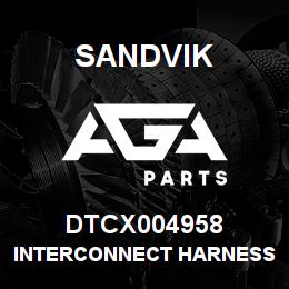 DTCX004958 Sandvik INTERCONNECT HARNESS CJB RCP | AGA Parts