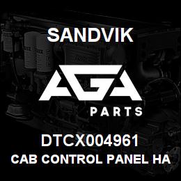 DTCX004961 Sandvik CAB CONTROL PANEL HARNESS | AGA Parts