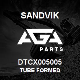 DTCX005005 Sandvik TUBE FORMED | AGA Parts