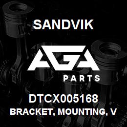 DTCX005168 Sandvik BRACKET, MOUNTING, VALVE | AGA Parts