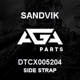 DTCX005204 Sandvik SIDE STRAP | AGA Parts