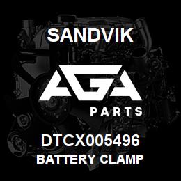 DTCX005496 Sandvik BATTERY CLAMP | AGA Parts