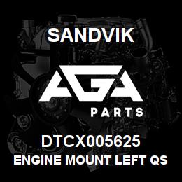 DTCX005625 Sandvik ENGINE MOUNT LEFT QSK23,CX005625,S | AGA Parts