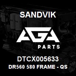 DTCX005633 Sandvik DR560 580 FRAME - QSK23 CUMMINS | AGA Parts